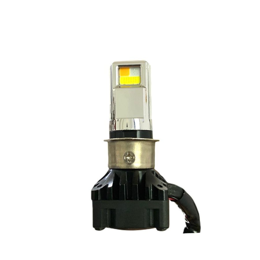 Lampu Led Motor H4 H6 3 Warna Plus Kedip RTD Rayton 3 Sisi Original