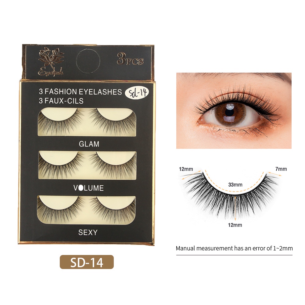 MAANGE Bulu Mata Palsu 3D Lentik Natural Premium Curly False Eyelashes Extension Satuan Super Lembut Lentik Natural Prem