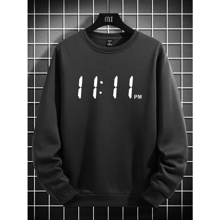 11:11 PM Sweatshirt Basic II Sweater Crewneck Print DTF II Sz M - XL Anak &amp; Dewasa ( Pria &amp; Wanita )