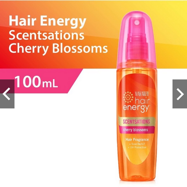 Makarizo Hair Energy Scentsations Hair Fragrance Cherry Blossom 100 mL Parfum Rambut / Minyak Wangi