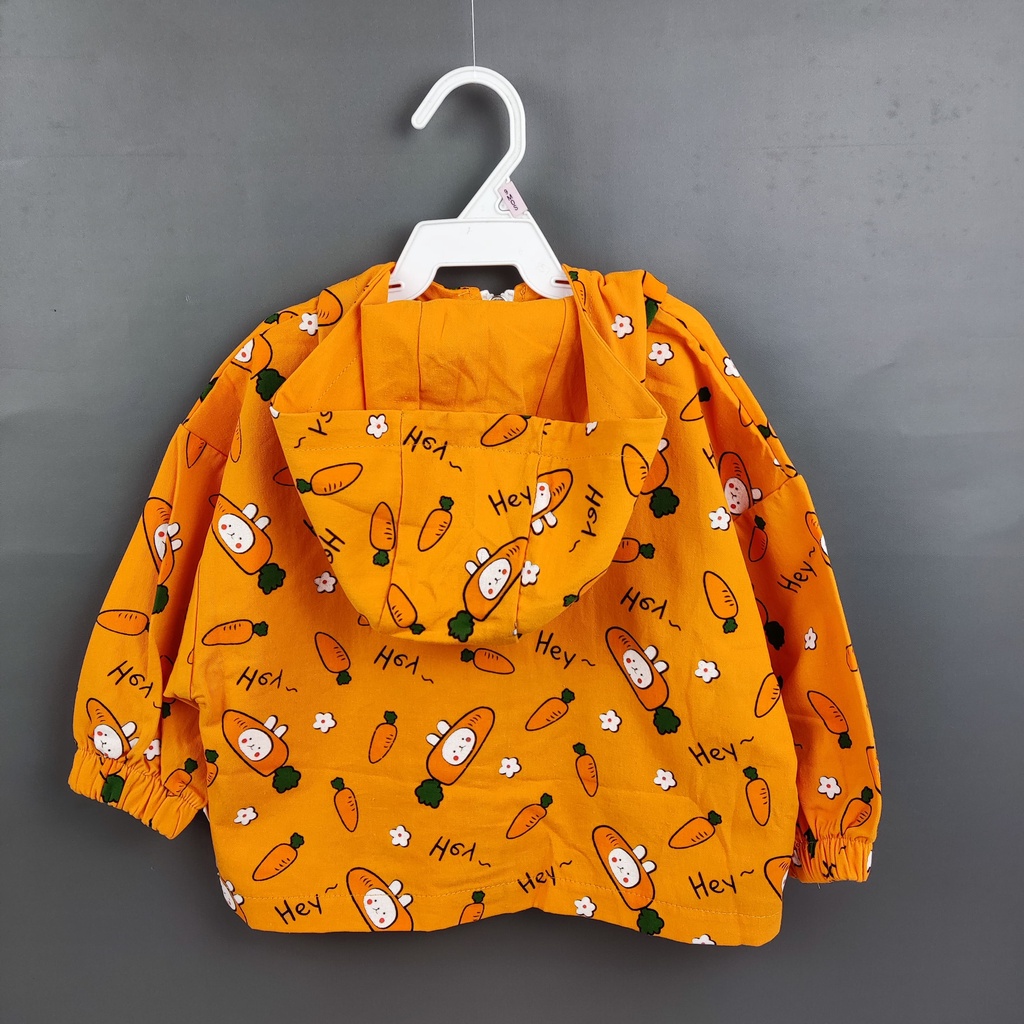 RB2 NEW Jaket bayi dan anak motif kelinci wortel