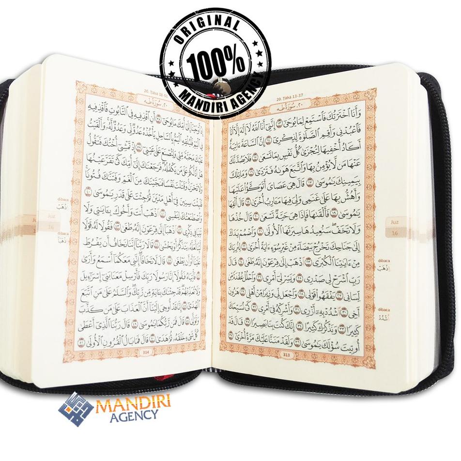Serba Ada Al-Quran Mushaf Madinah Saku - Resleting - Dar syafii
