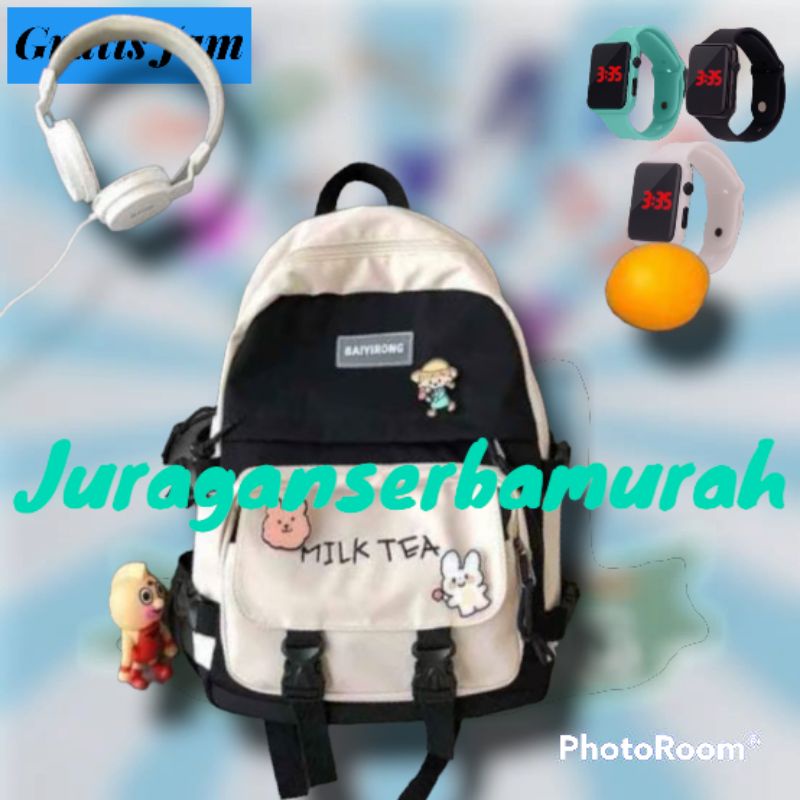 Tas ransel Sekolah SD SMP ukuran besar murah