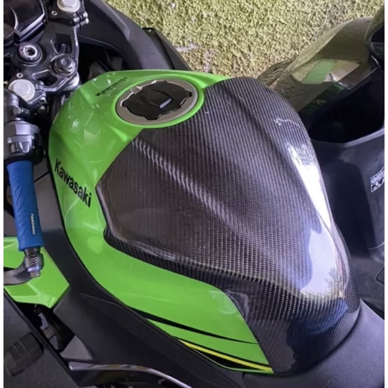 Half Tankpad Carbon Kevlar Ninja 250 Fi 2018 New