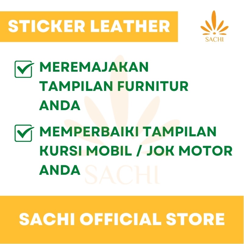 Sticker Stiker Tambalan Penambal Pelindung Perbaikan Leather Leater Bahan Kulit Kualitas Import Sarung Jok Motor Kursi Mobil Sofa Tas Furniture Uk. 20 x 120 Multifungsi