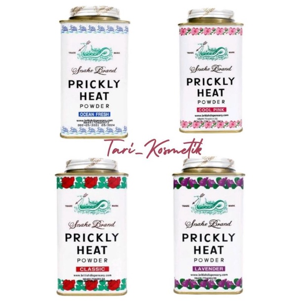 Snake Brand Prickly Heat Powder 150gr/ Prickly Bedak Gatal
