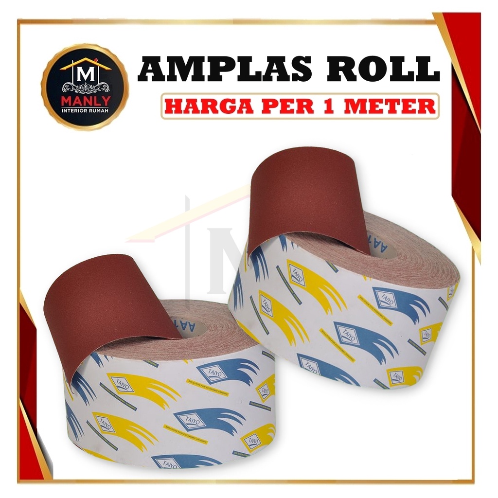 Amplas Roll Amplas 1 Meter Amplas Grit 60 80 100 120 150 180 240 320 400
