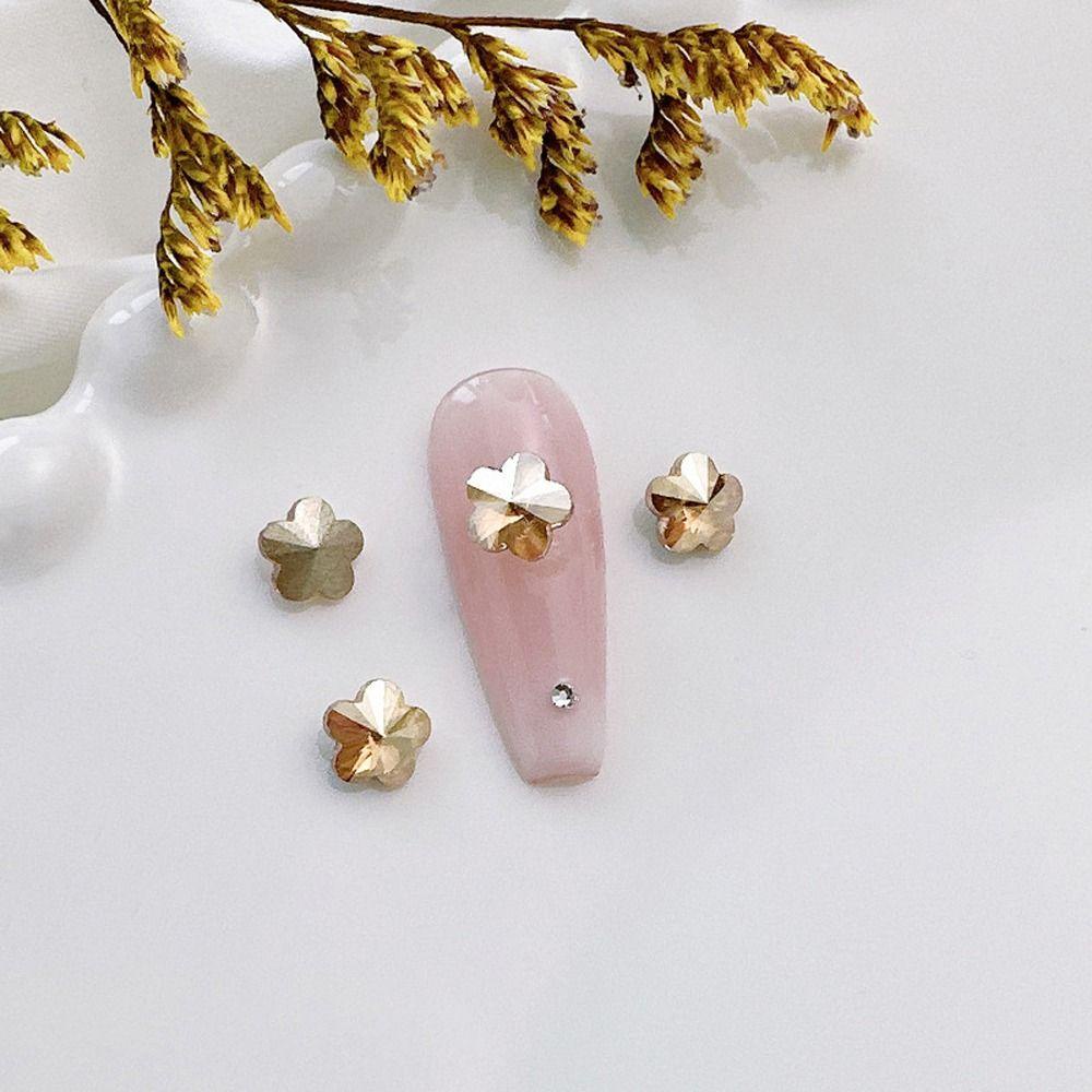 Mxbeauty Bunga Dekorasi Kuku Jepang Plum Blossom Fashion Hiasan Kuku 3D Nail Jewelry