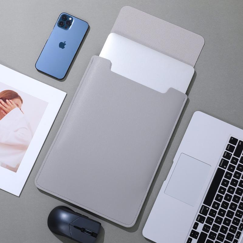 Tas Laptop Softcase Sarung Macbook Air Pro M1 M2 Samsung Lenovo Waterproof PU Leather Size 11 12 13 14 15 16 inch