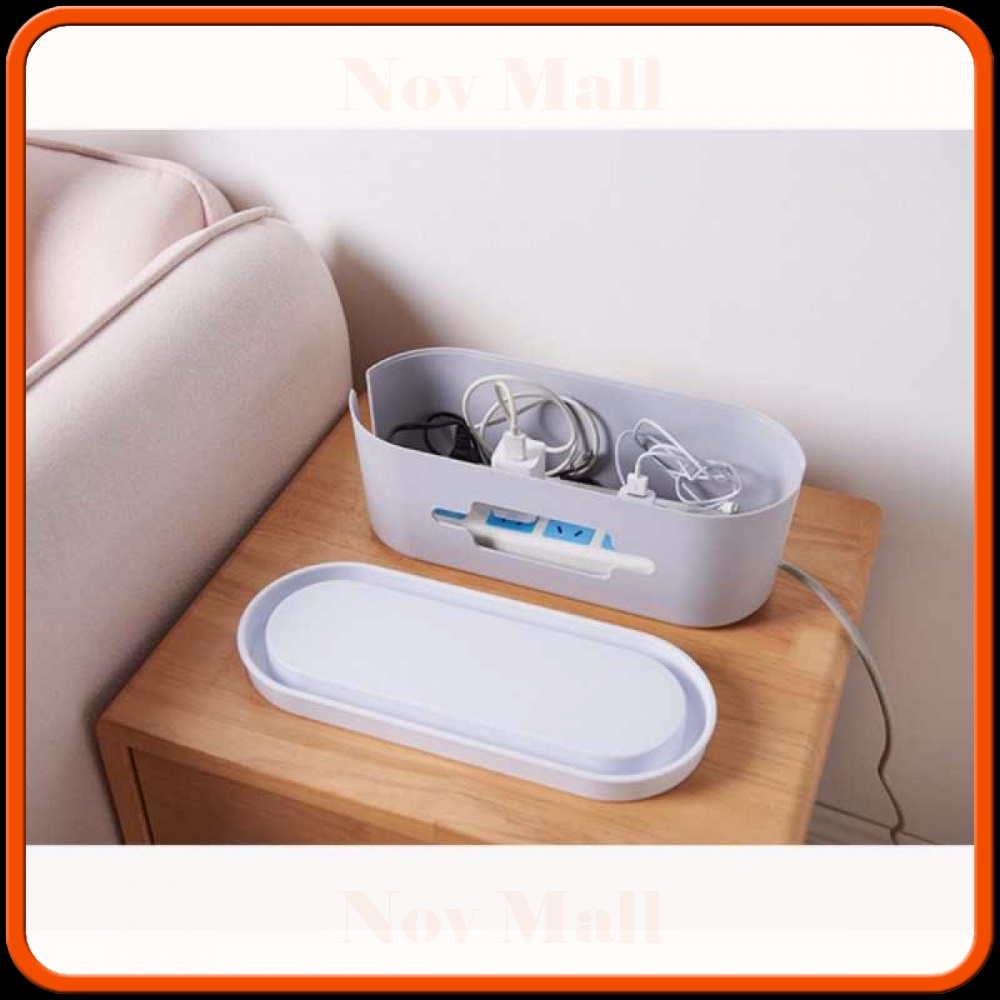 Kotak Organizer Kabel Charger Wire Cable Management Box -ST659