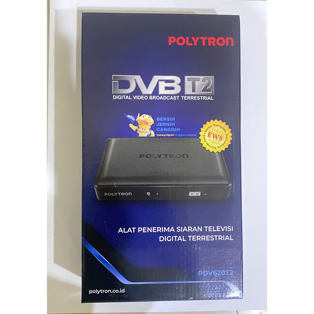Jual Set Top Box Polytron PDV620t2 pdv 620 t2 TV Digital STB Polytron Shopee Indonesia
