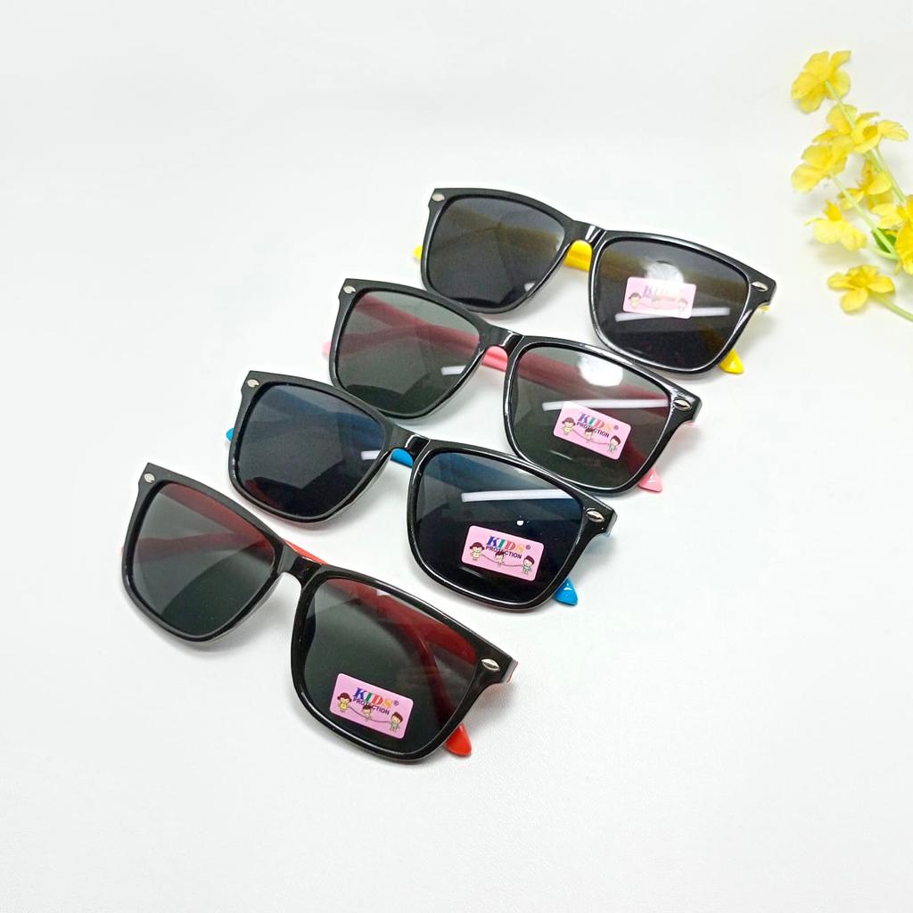 Kacamata Anak / Kacamata Hitam Kacamata Bingkai Kotak Anti UV Untuk Laki-Laki Perempuan - Kacamata Hitam Fashion Kids