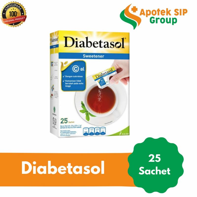 

Diabetasol sweetener isi 25 sachet