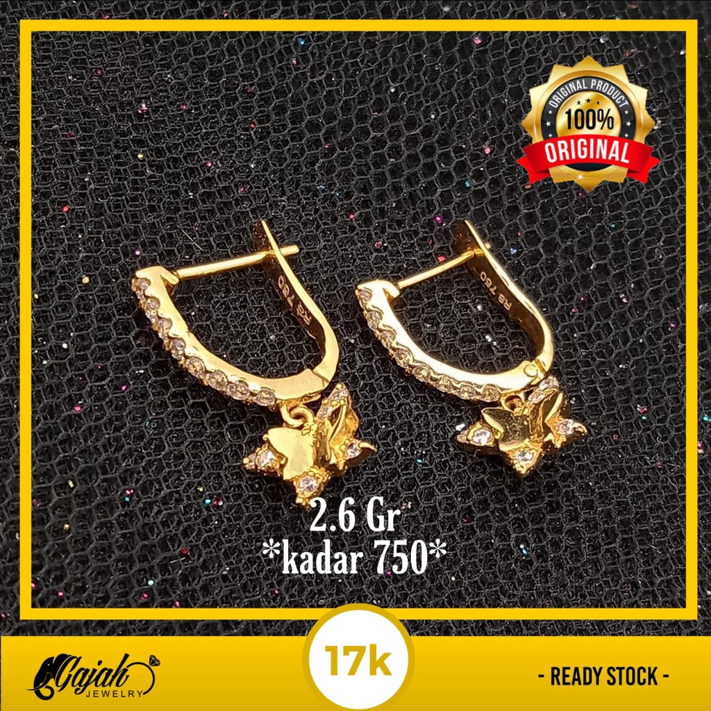 Anting Emas 17K - 2.7 gr kadar 750 - 4038