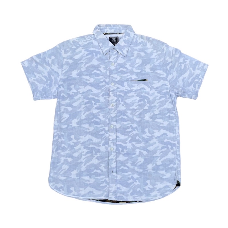 Beams Double Layer Camouflage Shirt