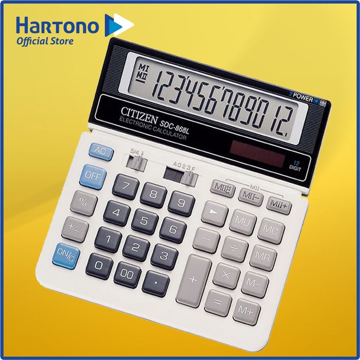 

BOOM SALE CITIZEN - DEKSTOP CALCULATOR SDC-868L