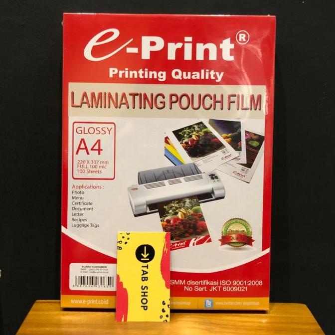 

EPRINT LAMINATING POUCH A4