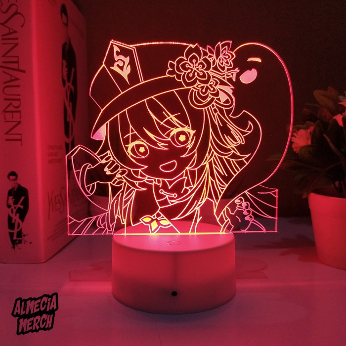 Buruan serbu] Lampu Tidur LED Genshin Impact / Night Lamp Acrylic Hu Tao Genshin
