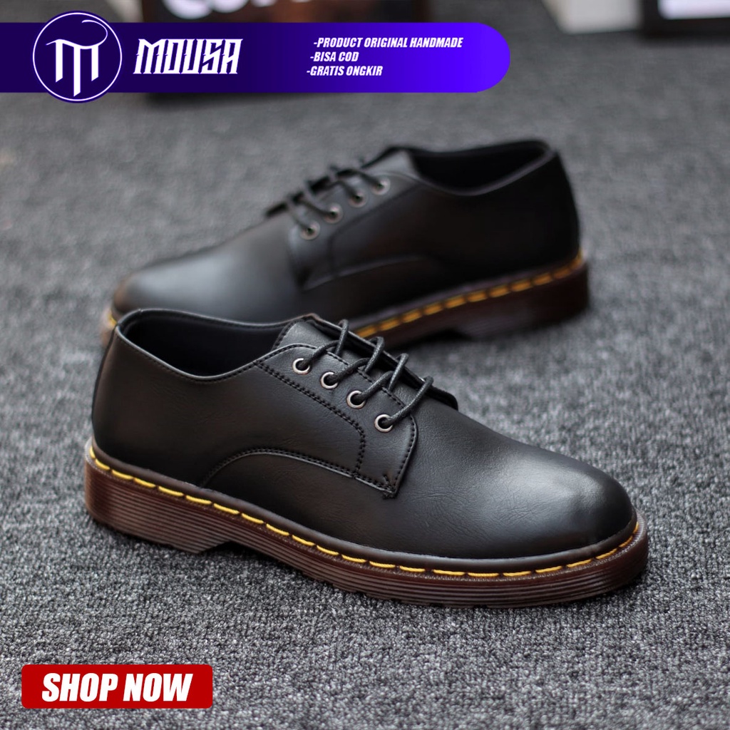 Sepatu Pantofel Docmart Formal Kerja Pria Mousa Oscar