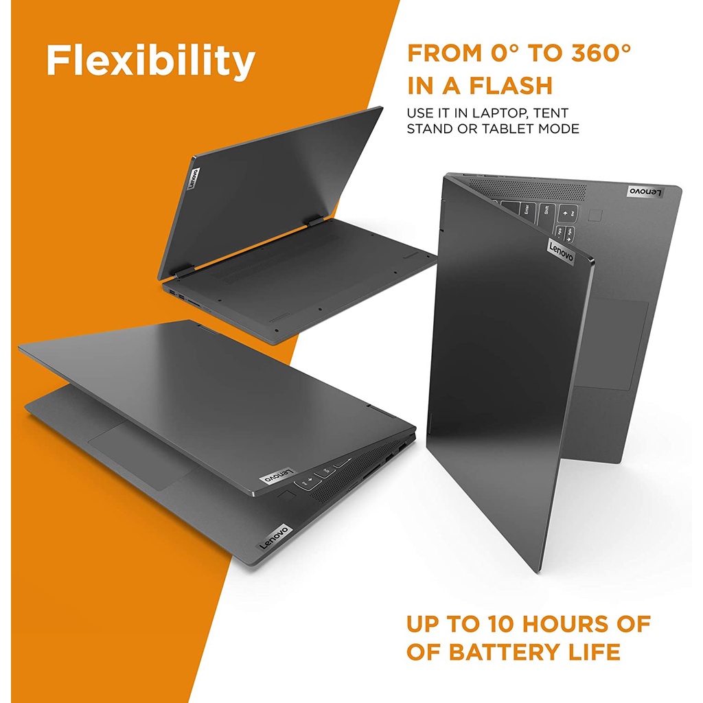 Laptop flip 2in1 Lenovo Ideapad Flex 5 14 Intel core i3 1215u gen12 Ram 8GB 512GB 14&quot; FHD IPS TOUCH WIN11HOME GREY