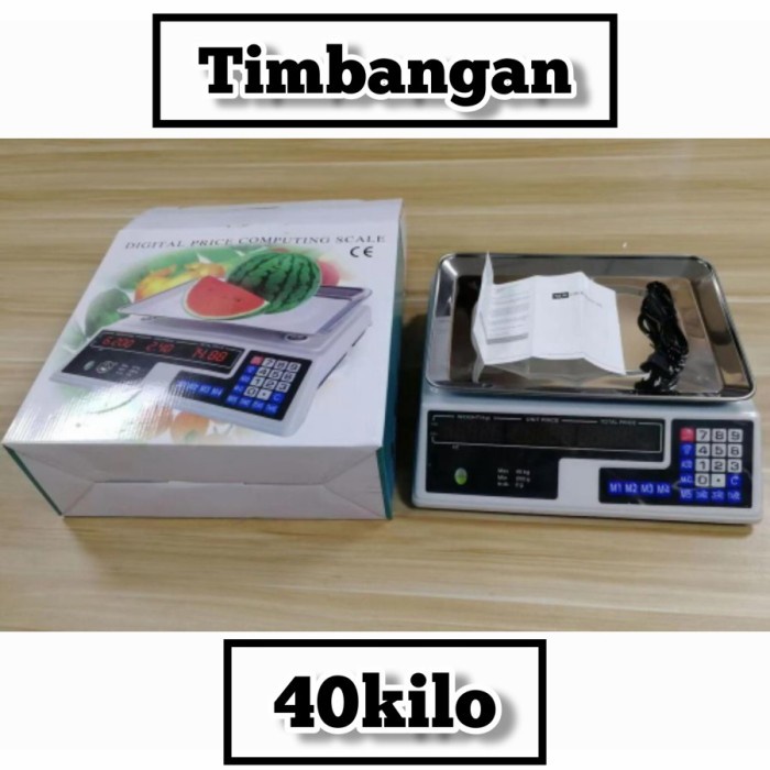 Timbangan Timbangan Digital 30Kg Timbangan Buah Sayur Sembako Dan Laundry