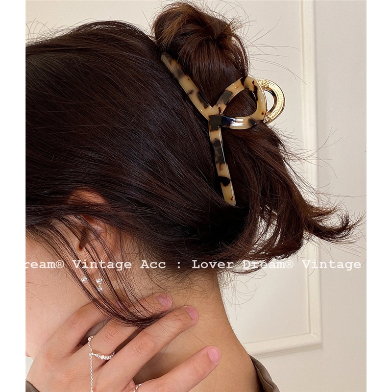 HIGH GRADE SHARK HAIRCLIP MARBLE MERMAID MOTIF GOLD METAL JEPIT EMAS MARBEL JEPITAN RAMBUT KOREA WANITA ANAK BESAR JUMBO  ELEGAN  JEDAI HIU HAIR CLIP CLAW CAKAR AKSESORIS KOREAN BIG KUAT KETAT