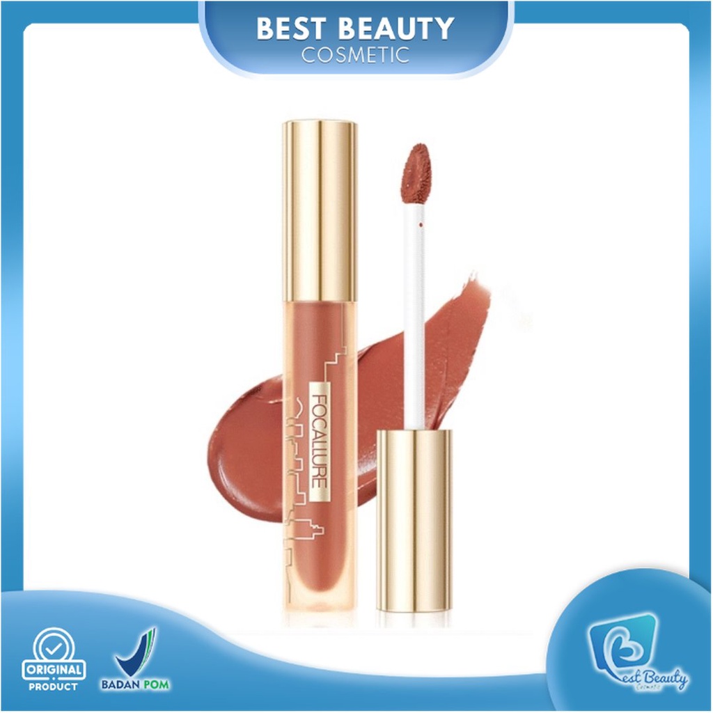 ★ BB ★ FOCALLURE Airy Velvet Liquid Lipstik - Velvet Matte Lipstick Airy Fit Moisturize High Pigmented | FA 324