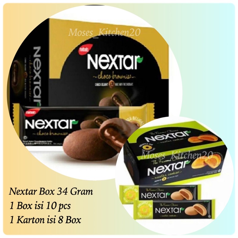 

nabati nextar brownies box isi 10 pcs/Nextar Pineapple box 34 gram isi10 pcs/Nextar box pineapple 34 gram