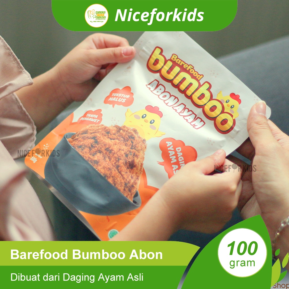 Barefood Bumboo Abon Ayam 100 gr / Abon Sapi 100gr