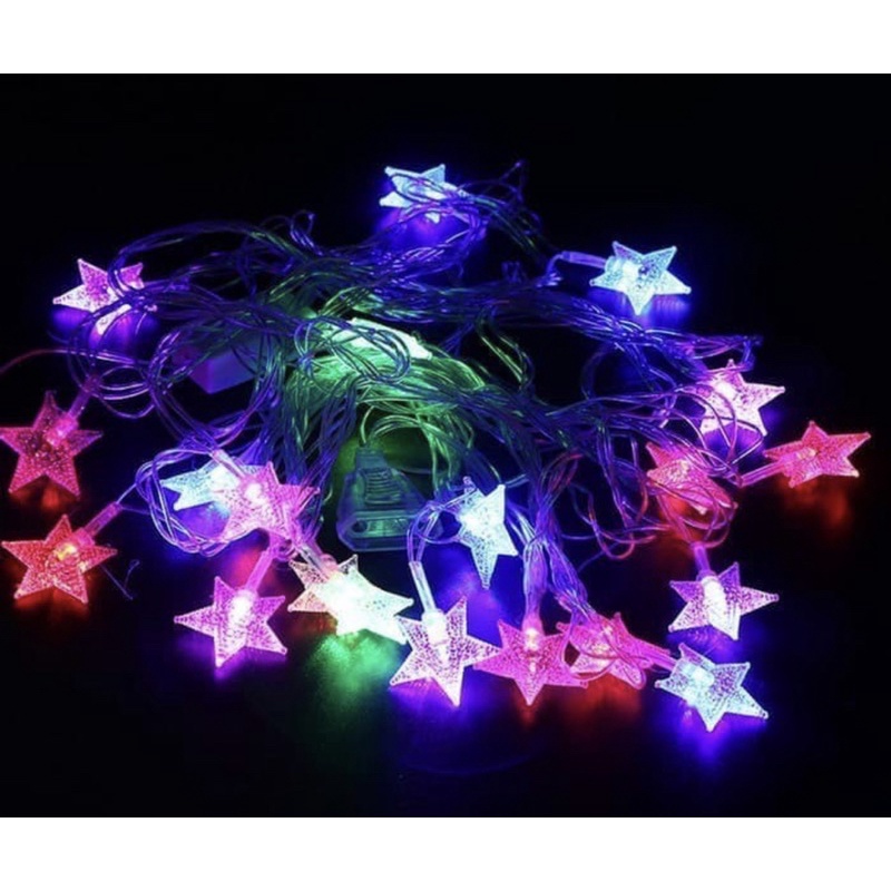 Lampu Hias Natal LED Bentuk Bintang - Lampu Tumblr Bintang Panjang 10cm