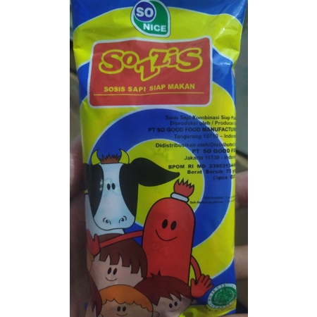 

Sozzis So Nice Sosis Sapi Siap Makan 75g (3pc @25g)