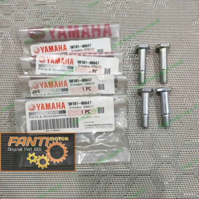 BOLT 90101-08847 4PCS GEAR GIR BELAKANG JUPITER Z1 PART ORI YAMAHA