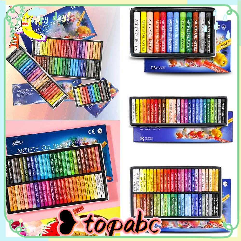 Top15 /25 /50Warna Pastel Minyak Alat Tulis Sekolah Untuk Artis Soft Painting Tools Pena Graffiti