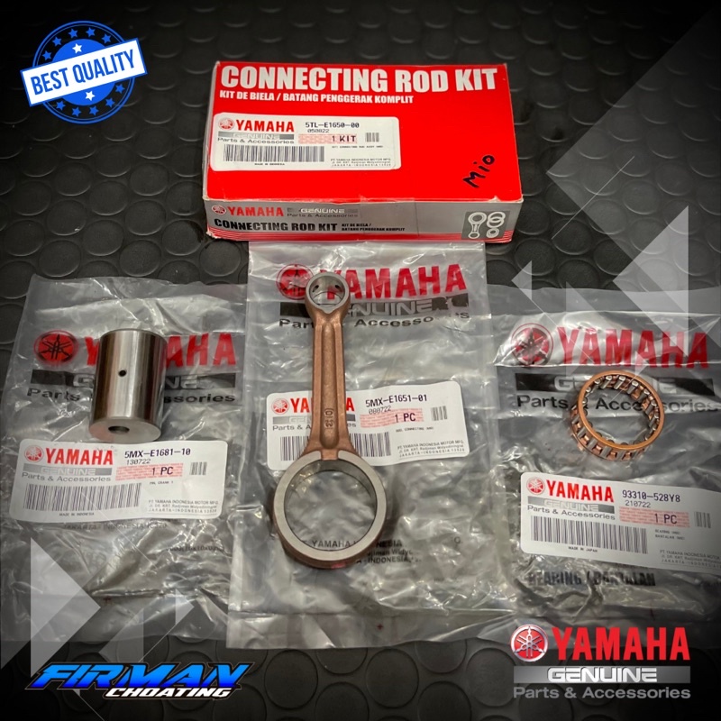 STANG SEHER SET CONNECTING ROD KIT MIO SPORTY SMILE NOUVO MIO SOUL FINO ORIGINAL 5TL-E1650-00