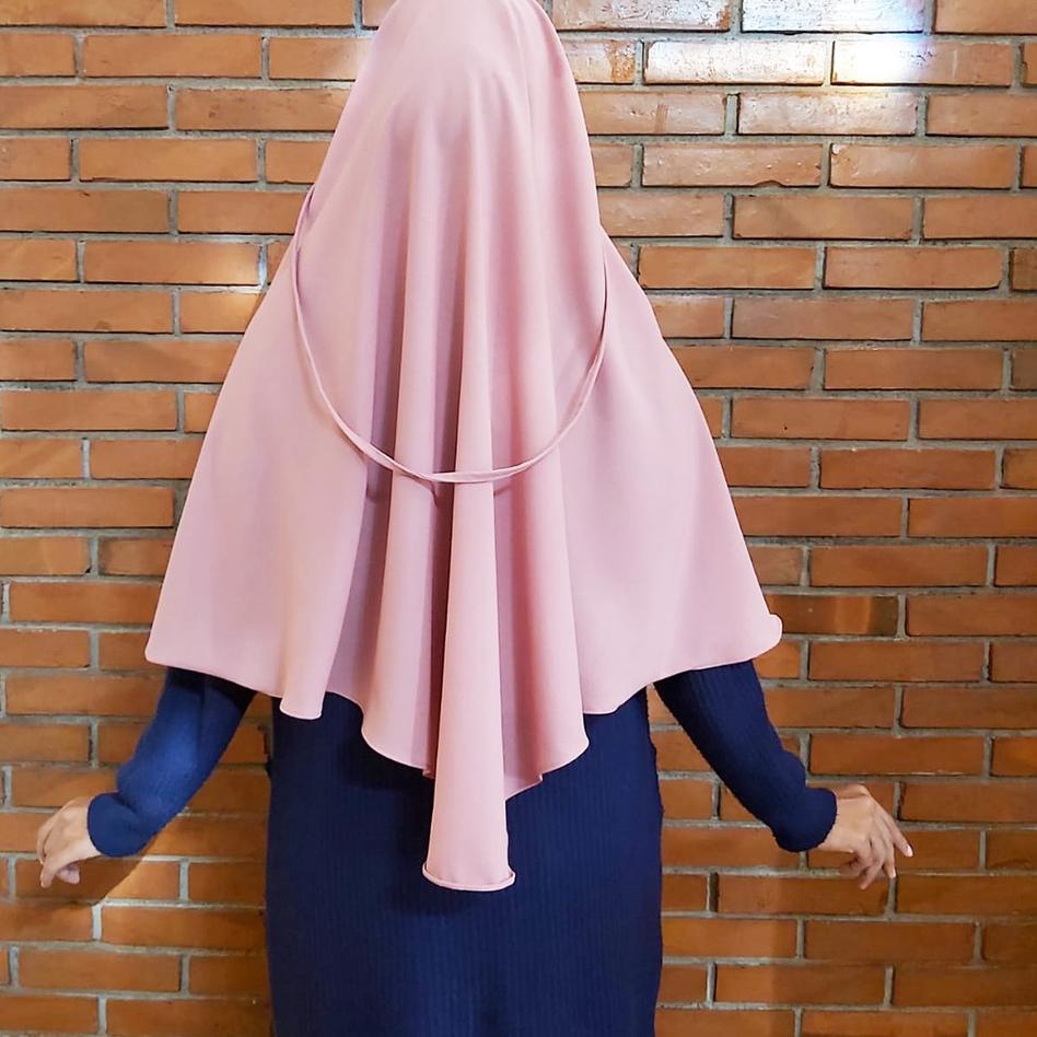TNR.21De22ˣ ▪ Maula Hijab - Kerudung Instan Jilbab Pet Antem Tali Belakang Diamond Azalea