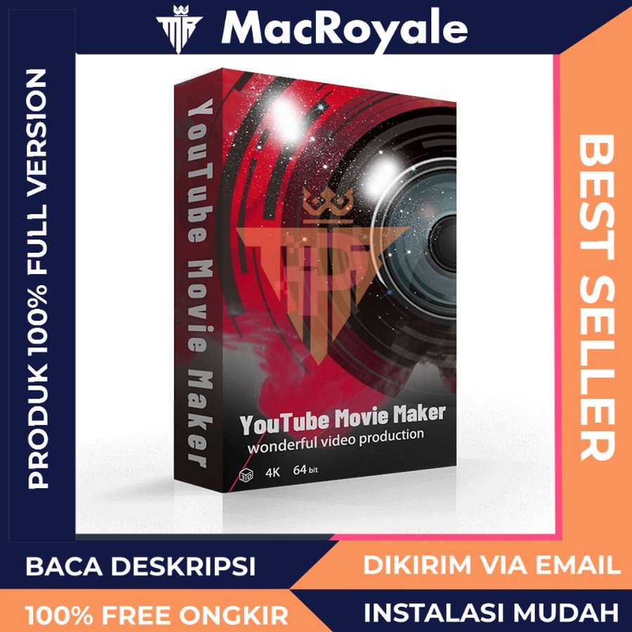 Youtube Movie Maker Platinum 18.56 Pro Lifetime - Untuk Membuat + Edit Video Yyoutube Terlengkap Win