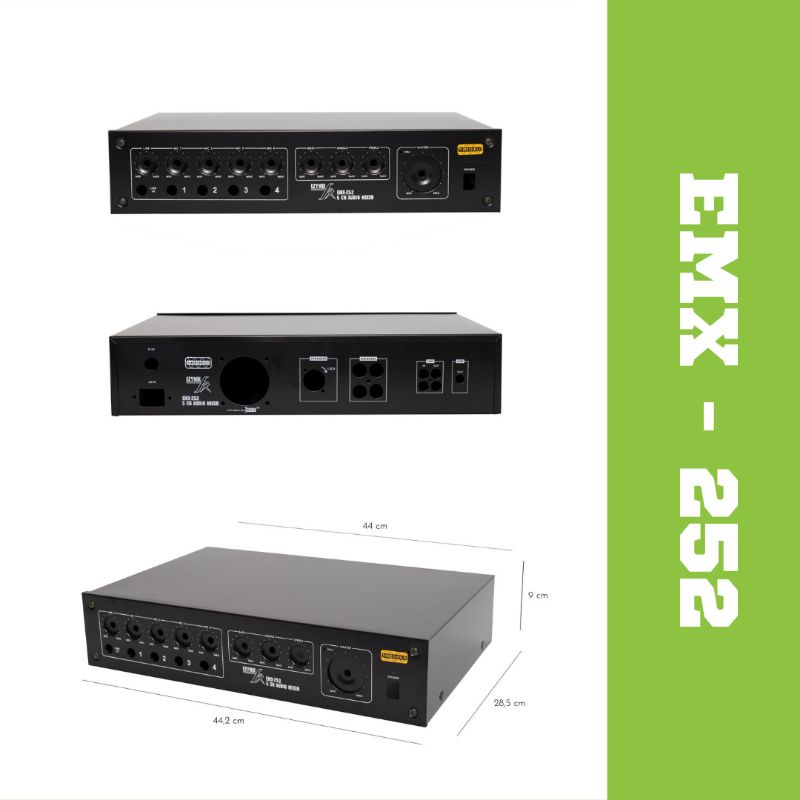 Box Mixer 5 Channel Threshold EMX-252 EMX 252
