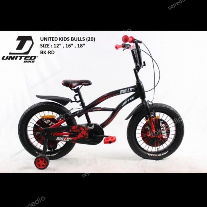 Sepeda Anak Bmx 16" United Bulls Original Bergaransi 5 Tahun #Original