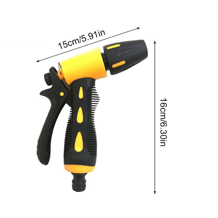 Semprotan Air Gagang Karet I Semprotan Taman Kebun I Hoze Nozzle I Semprotan Model Pistol