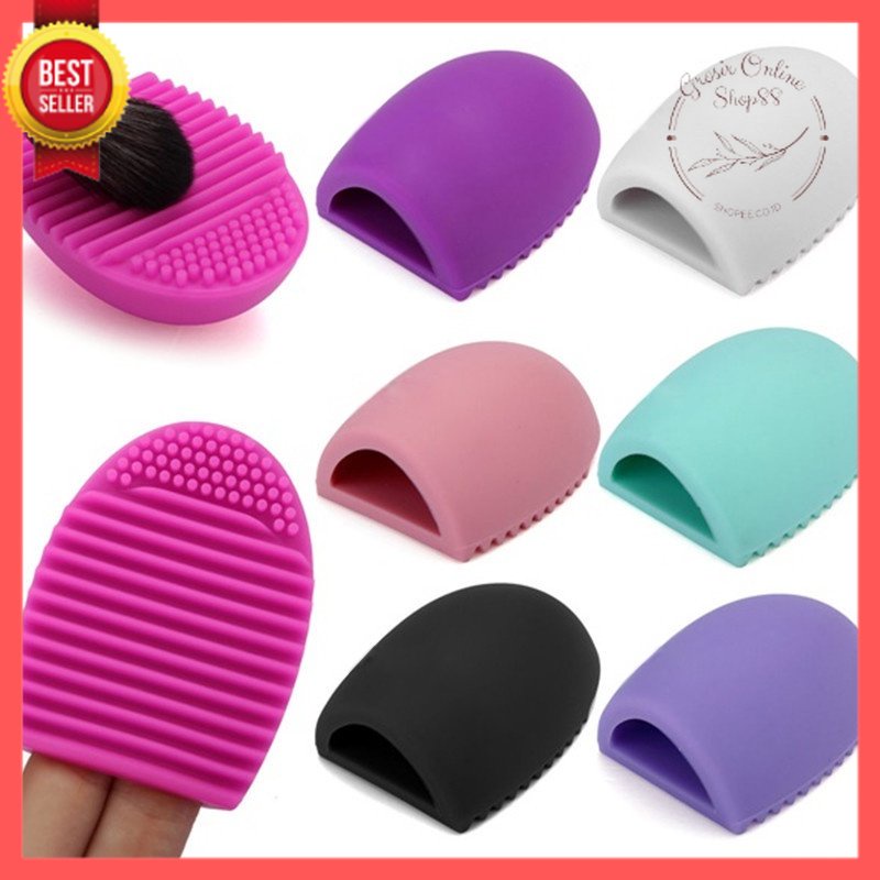 GOS -I112- Pembersih Kuas Makeup - Brush Pembersih Makeup - Egg Brush Cleaning