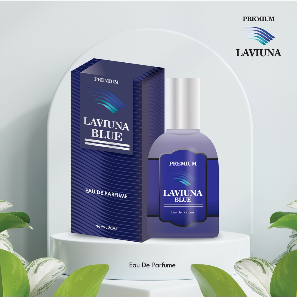 (BISA COD) PARFUM GARUDA INDONESIA LAVINA (BLUE) PARFUM GARUDA LAVINA BLUE GREEN TEA 30ML BPOM
