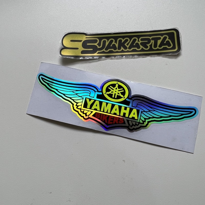STICKER STIKER YAMAHA BIKERS CUTTING