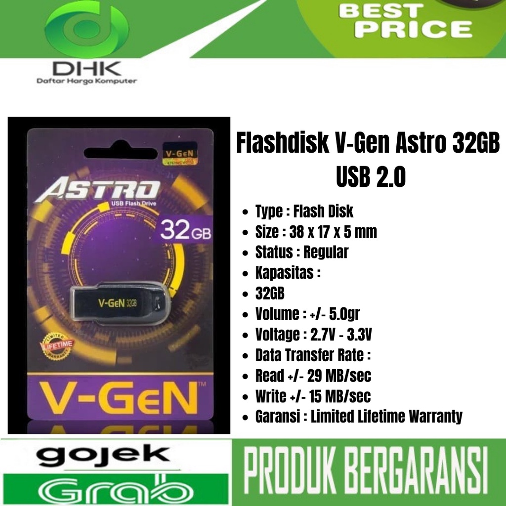 Flashdisk V-Gen Astro 32GB USB 2.0