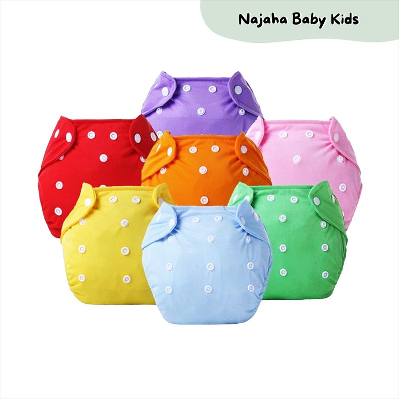 Clodi Baby dan 1 pcs Insert Microfiber 4 Lapis Cover Cloth Diaper Snap Pocket Pull Popok Bayi Cuci U