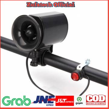 Jing Yi Klakson Sepeda Large Bicycle Horn Sound - SB-205 - Black