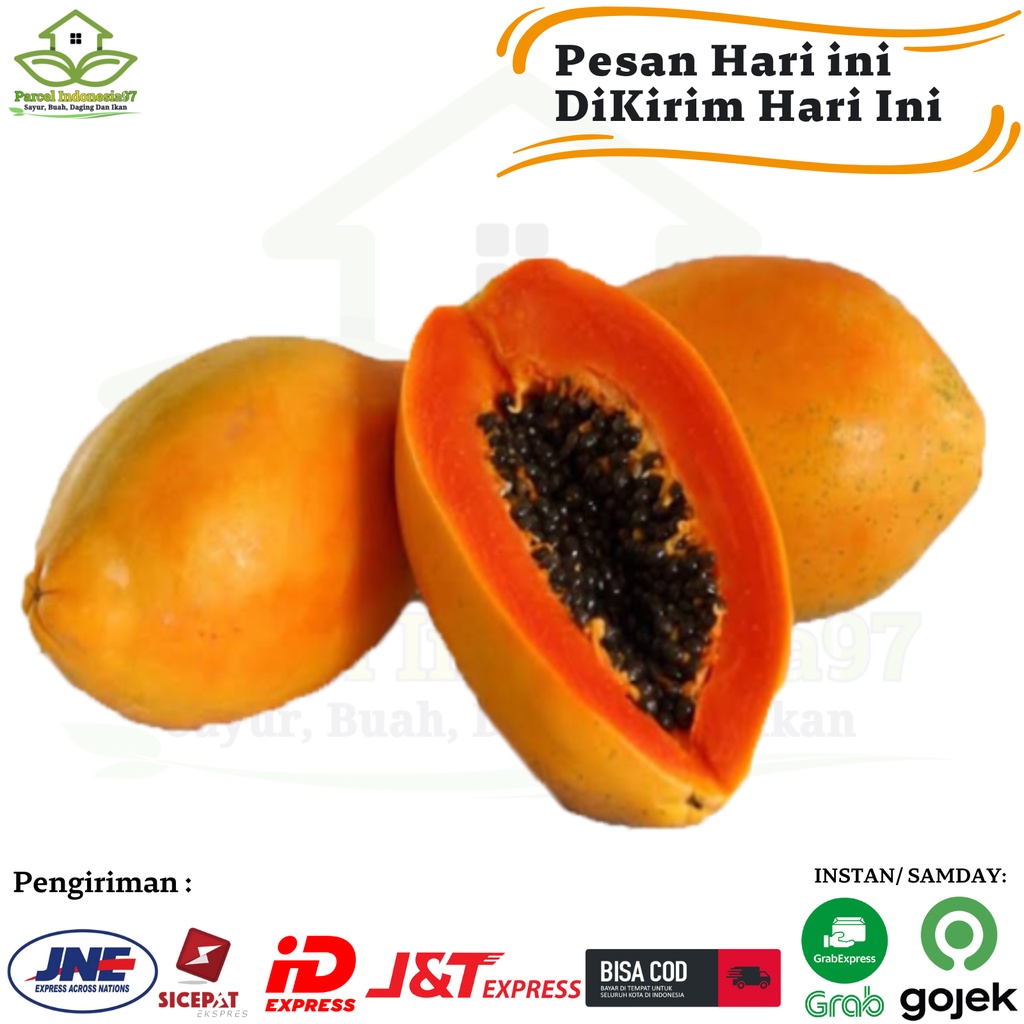 

Pepaya California Buah Segar (1 Buah)