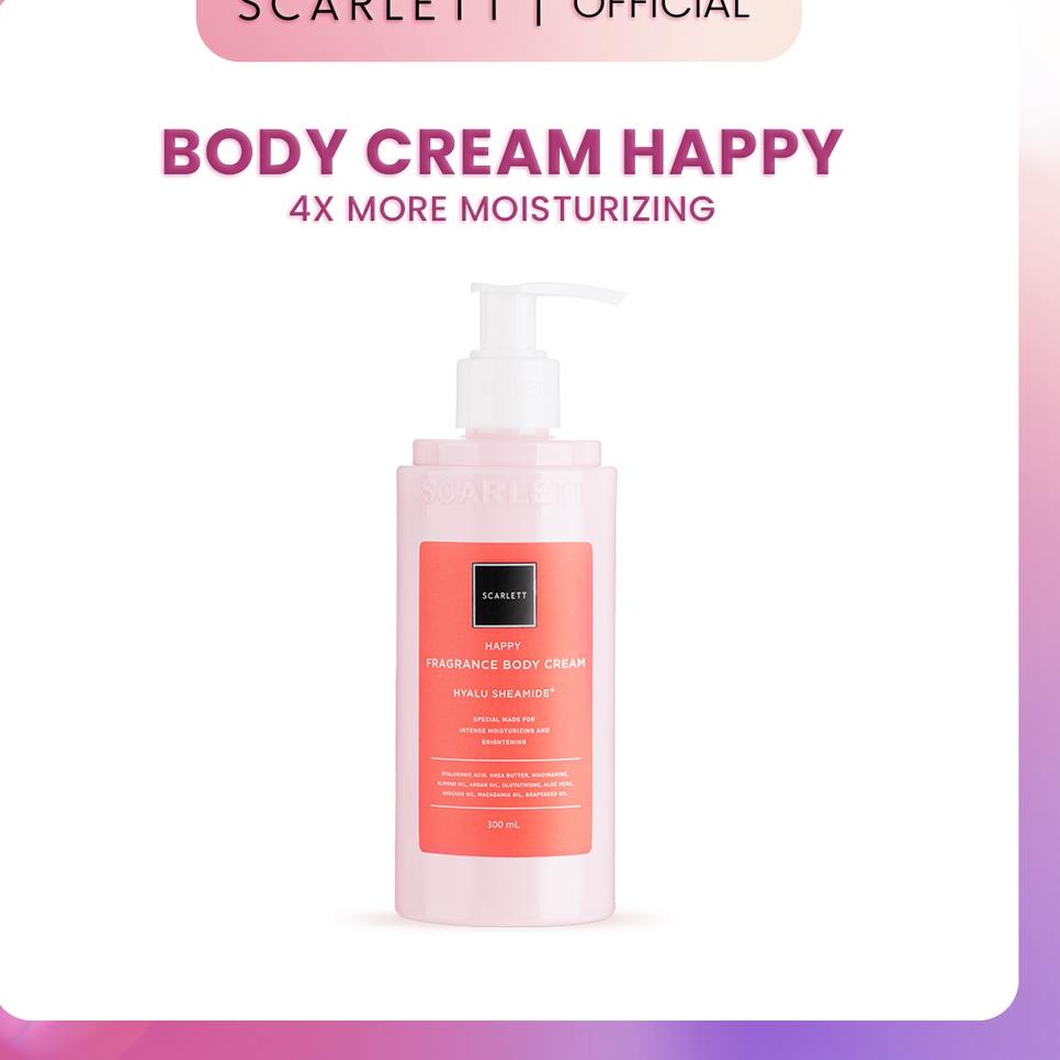 Star 6.6 Scarlett Whitening Body Cream Happy