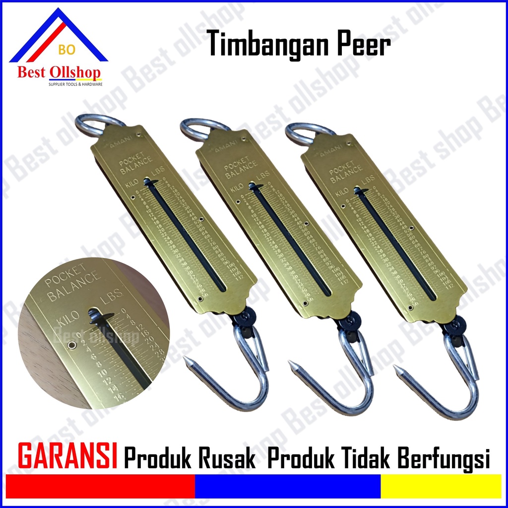 Timbangan Gantung Per / Pegas / Timbangan Gantung Per 50kg / Timbangan Tarik Veer Manual 25 Kg