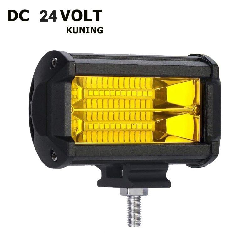 lampu tembak mobil truck truk  24 volt sorot kuning / putih lampu kabut foglamp / lampu kerja mobil 