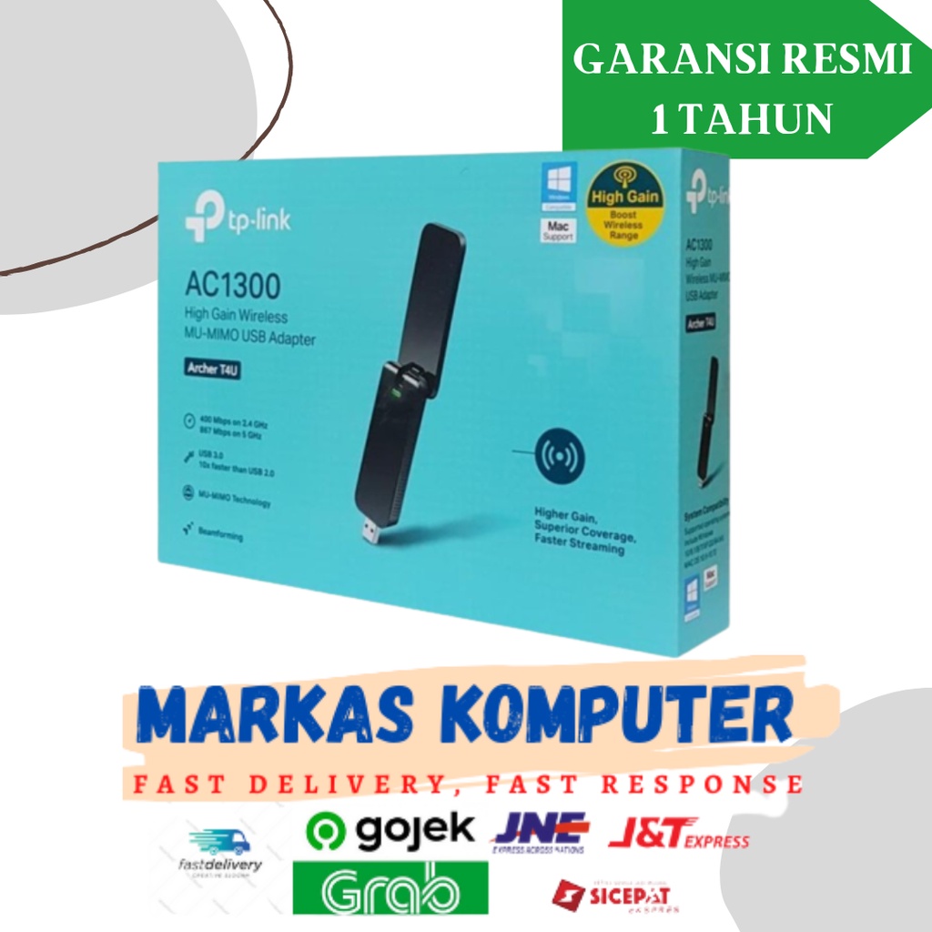 TP-LINK AC1300 Wireless Dual Band USB Adapter Archer T4U